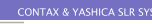 CONTAX & YASHICA SLR SYSTEM
